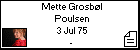 Mette Grosb�l Poulsen