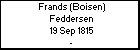 Frands (Boisen) Feddersen