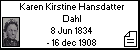 Karen Kirstine Hansdatter Dahl