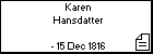 Karen Hansdatter