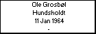Ole Grosb�l Hundsholdt