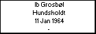 Ib Grosb�l Hundsholdt