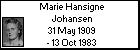 Marie Hansigne Johansen