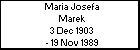 Maria Josefa Marek