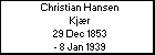 Christian Hansen Kj�r