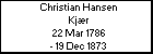 Christian Hansen Kjr
