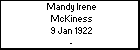 Mandy Irene McKiness