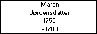 Maren J�rgensdatter