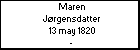Maren J�rgensdatter