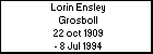 Lorin Ensley Grosboll