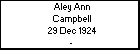Aley Ann Campbell