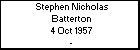 Stephen Nicholas Batterton