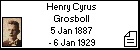 Henry Cyrus Grosboll