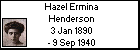 Hazel Ermina Henderson
