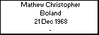 Mathew Christopher Boland