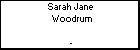 Sarah Jane  Woodrum