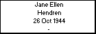 Jane Ellen Hendren
