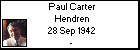 Paul Carter Hendren