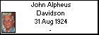 John Alpheus Davidson