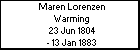 Maren Lorenzen Warming
