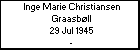 Inge Marie Christiansen Graasb�ll