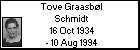 Tove Graasb�l Schmidt