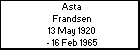 Asta Frandsen