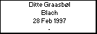 Ditte Graasb�l Blach