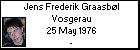 Jens Frederik Graasb�l Vosgerau