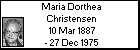 Maria Dorthea Christensen