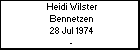 Heidi Wilster Bennetzen