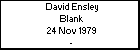 David Ensley Blank