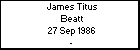 James Titus Beatt