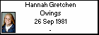 Hannah Gretchen Owings