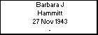 Barbara J Hammitt