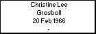 Christine Lee Grosboll