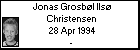 Jonas Grosb�l Ils� Christensen