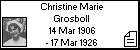 Christine Marie Grosboll