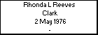 Rhonda L Reeves  Clark