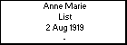 Anne Marie List