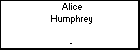 Alice Humphrey