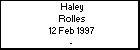 Haley Rolles