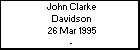 John Clarke Davidson