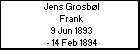 Jens Grosb�l Frank