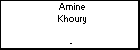 Amine Khoury