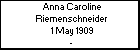 Anna Caroline Riemenschneider