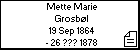 Mette Marie Grosb�l